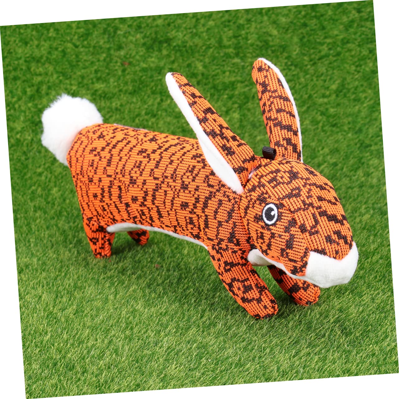 FRCOLOR Lot De 3 Jouets Couineurs À Mâcher pour Chien Jouet Couineur pour Chiot Fournitures pour Animaux De Compagnie Jouet À Mâcher Orange pour Chien