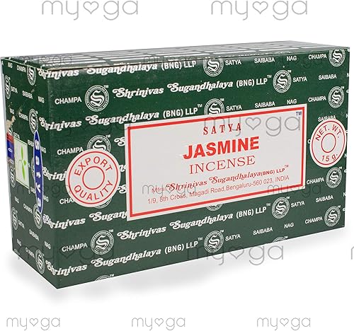 Miniatura 6 de Satya Nag Champa Jazmín Varillas de incienso 12 unidades