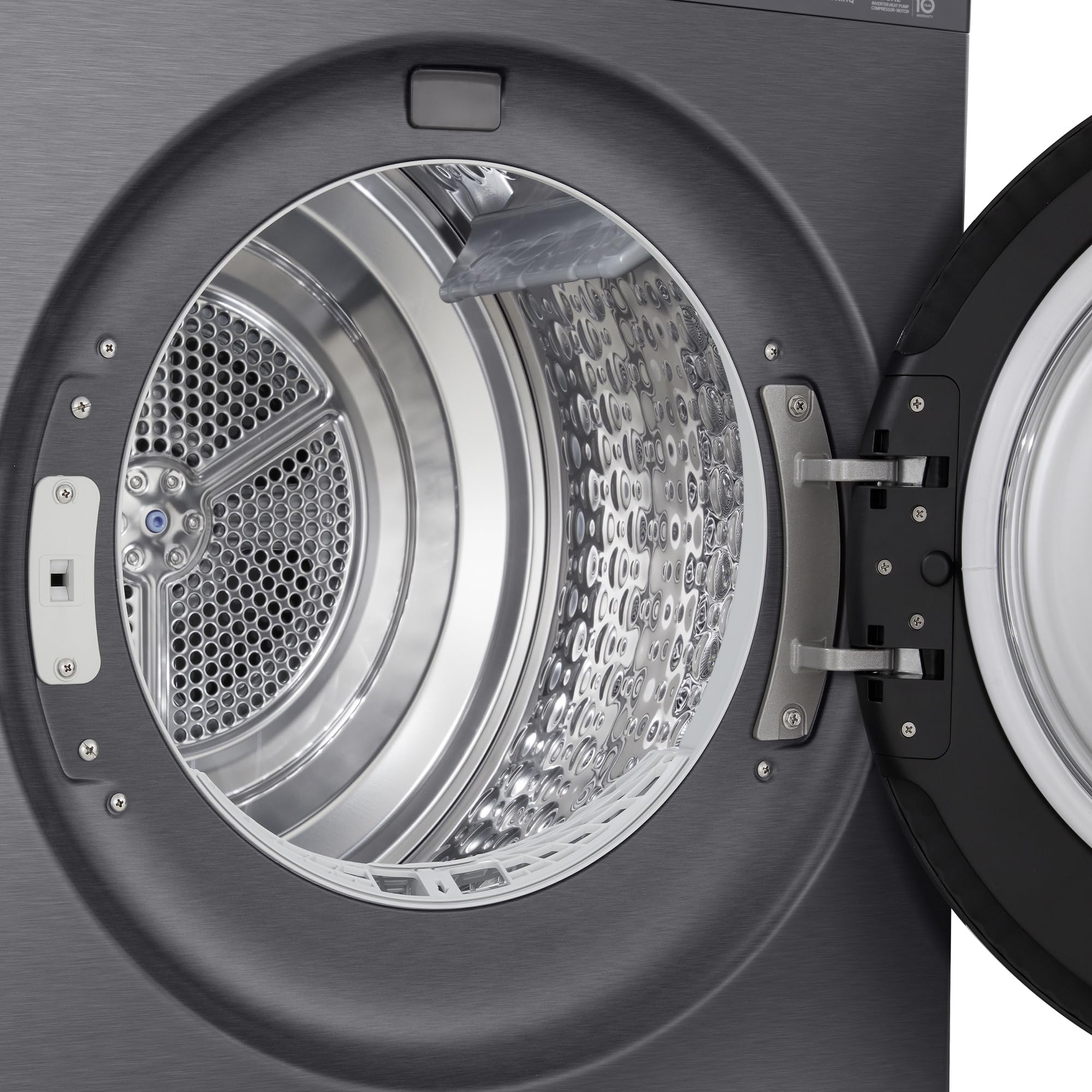 LG RT90X7B Trockner (B, 9 kg) mit Wärmepumpentechnologie (LED-Display, selbstreinigender Kondensator, Trockensensor) Matte Black