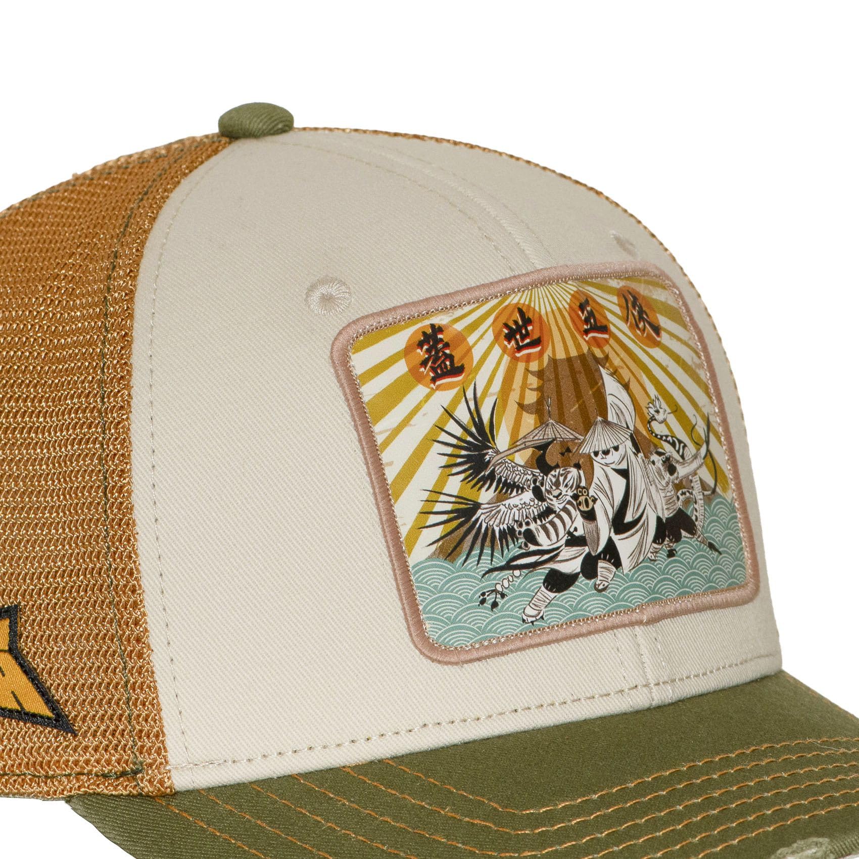Capslab Casquette Homme & Femme, Casquette Trucker Kung Fu Panda, Ajustable par Snapback