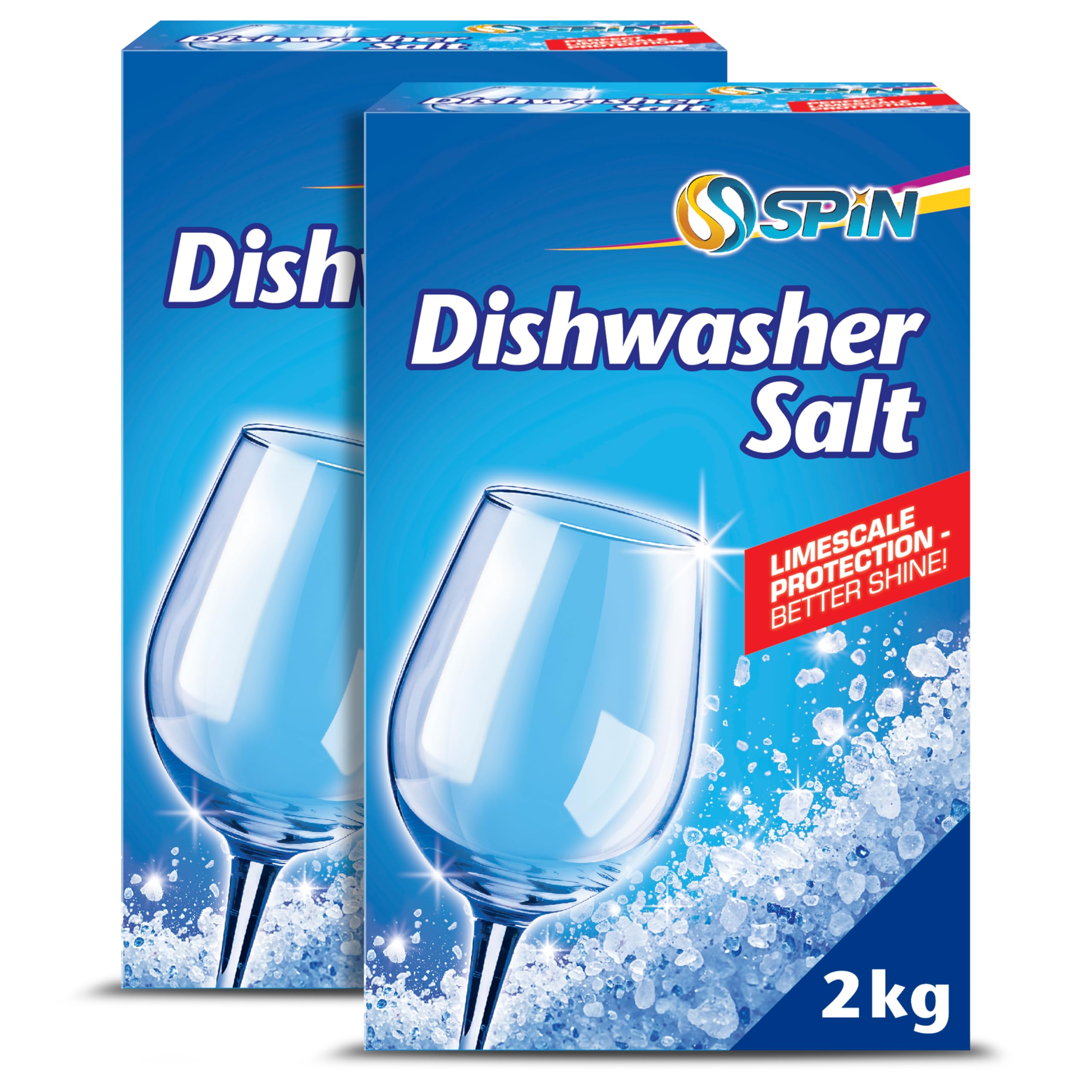SPIN Dishwasher Salt - 2 Kg (Pack of 2)