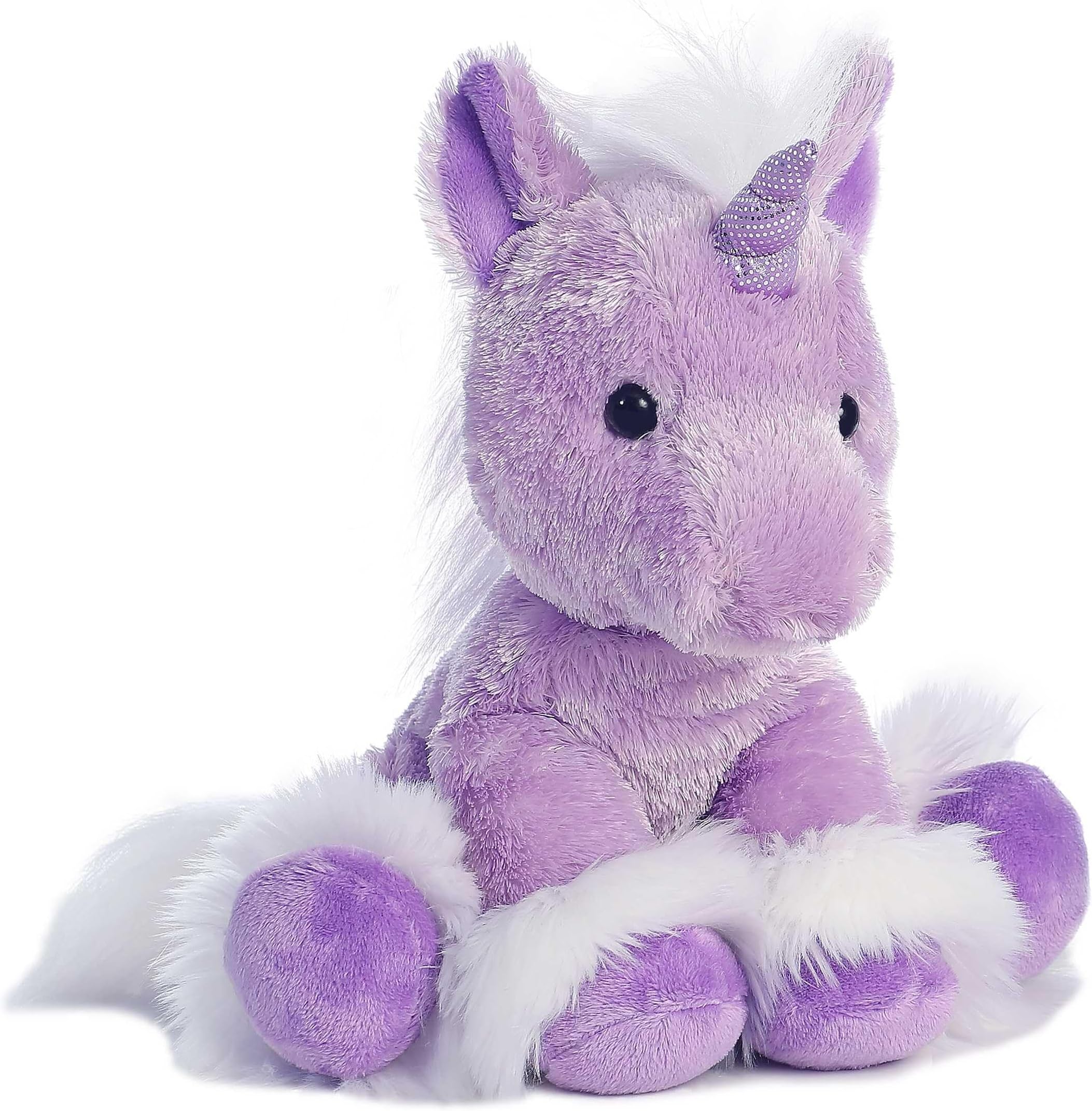 Aurora® Enchanting Fantasy Dreaming of You™ Unicorn Stuffed Animal - Mythical Companion - Imaginative Adventures - Purple 11.5 Inches