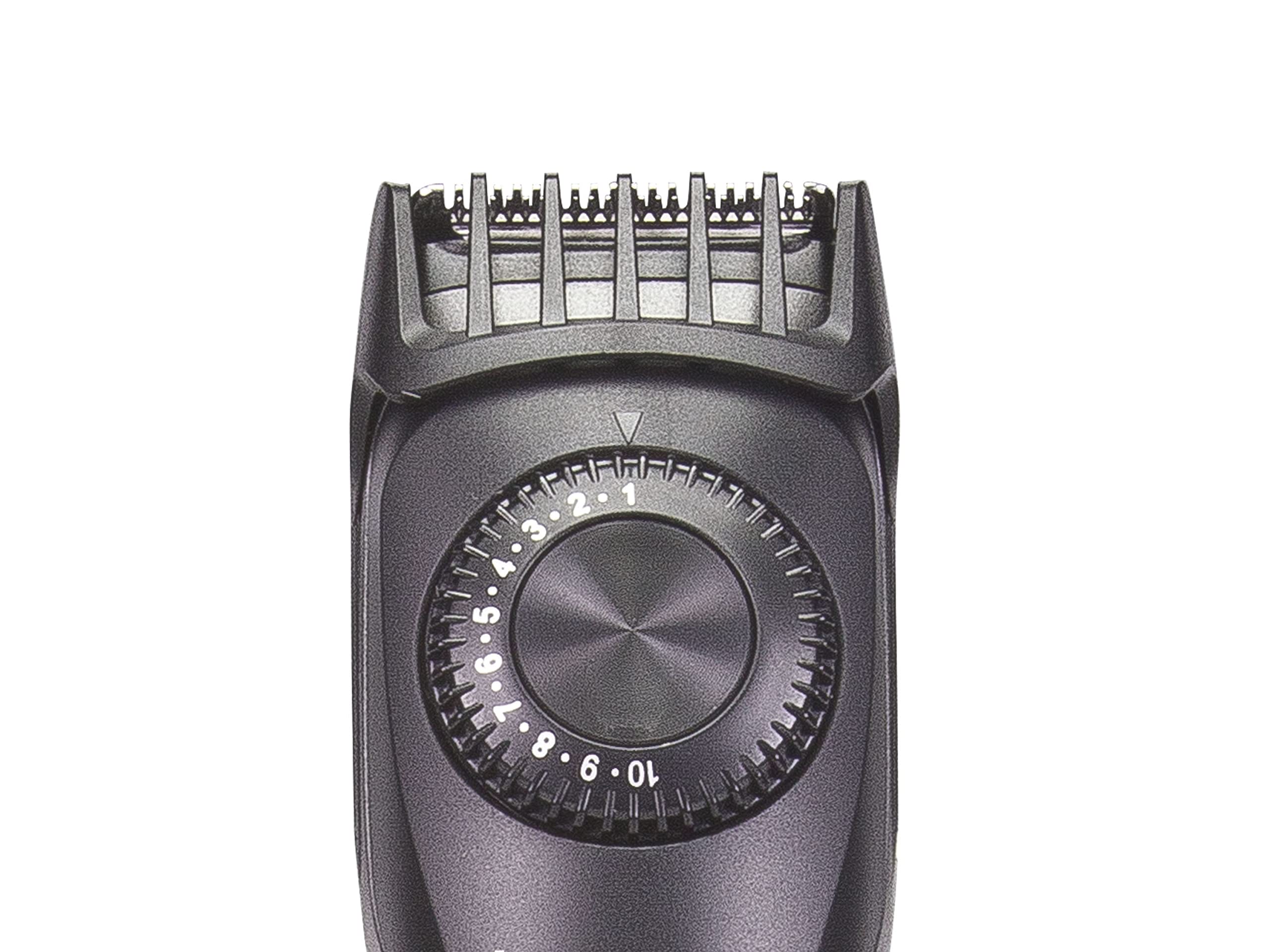 Beper 40.332 - Regolabarba ricaricabile, adatto anche per capelli, lame rimovibili in acciaio inossidabile, 20 lunghezze, ricarica con cavo USB (adattatore da parete non incluso)