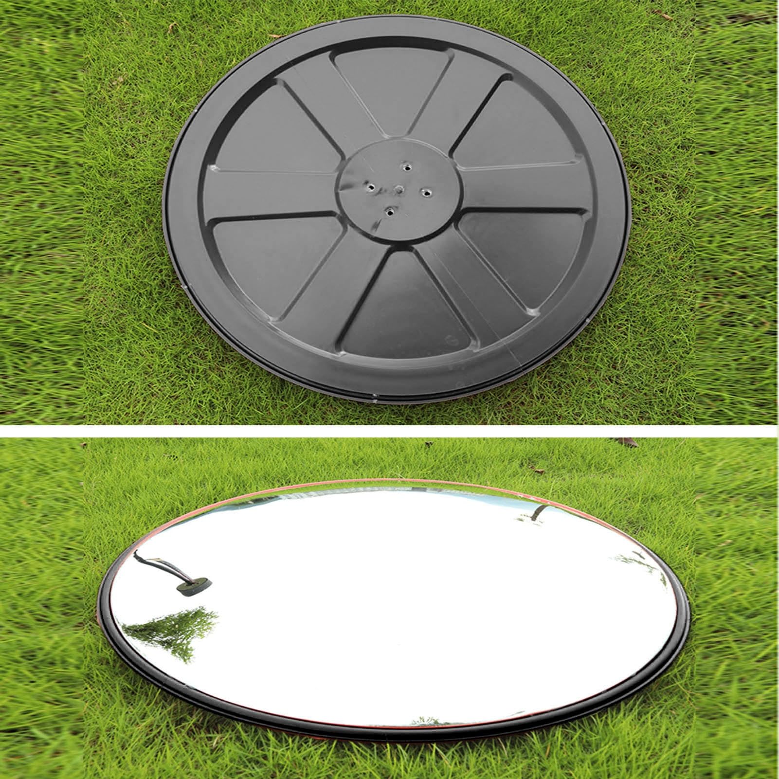 Specchio Convesso Di Sicurezza, Grandangolo Acrilico Regolabile, Punto Cieco For Garage, Traffico, Vialetti, Cortili E Altro(30cm)