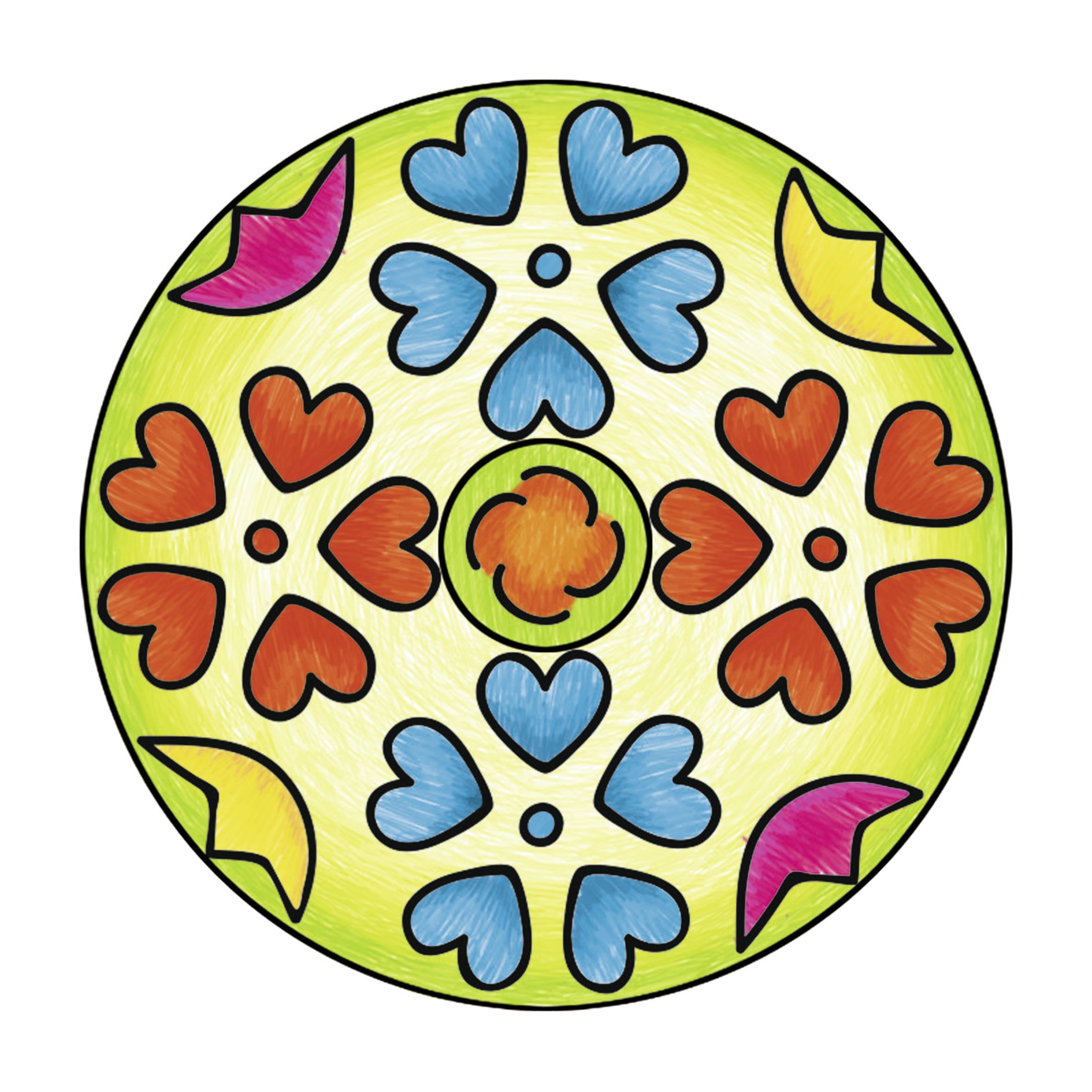Ravensburger 29809 23 cm kwiaty i motyle mandala designerski zestaw rzemieślniczy
