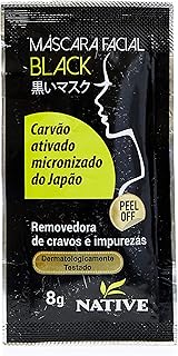 Máscara Black Sachê de 8g, Native, Preto