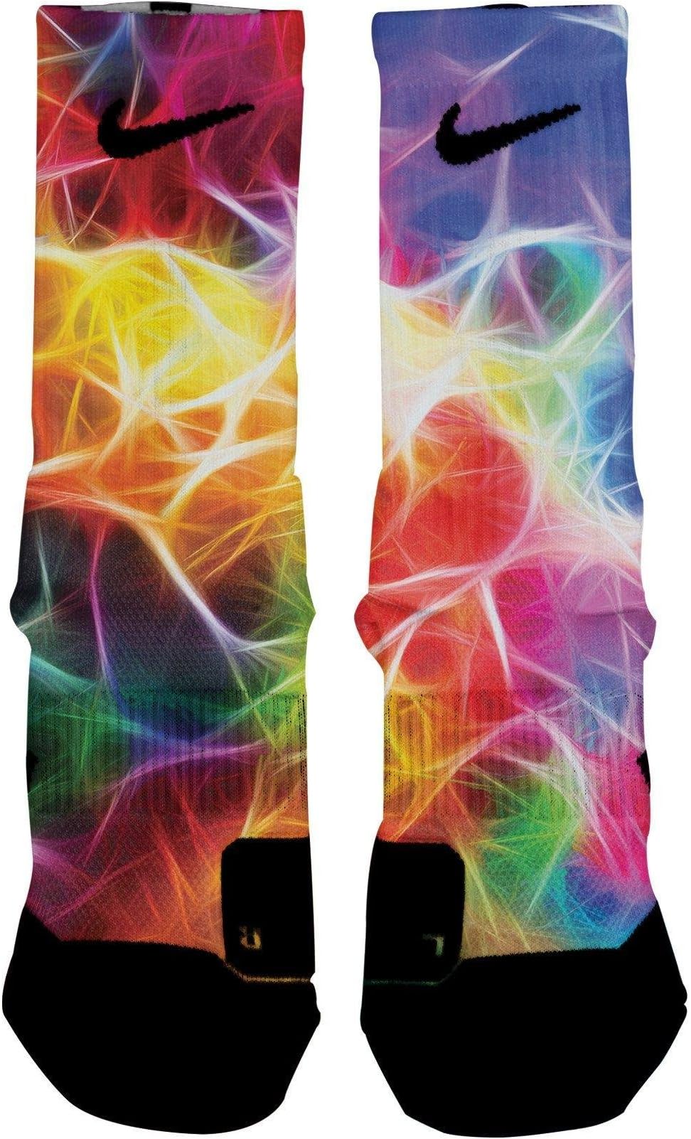 HoopSwaggNeuron Magic Custom Elite Socks Medium