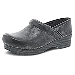 Dansko Women's Professional Charcoal Distressed Clog 8.5-9 M US