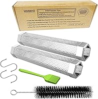 Vista 7 de Tubo de humo para ahumador de pellets de 12 pulgadas – 5 horas de humo abundante – Ahumado en caliente/frío – para cualquier parrilla y ahumador