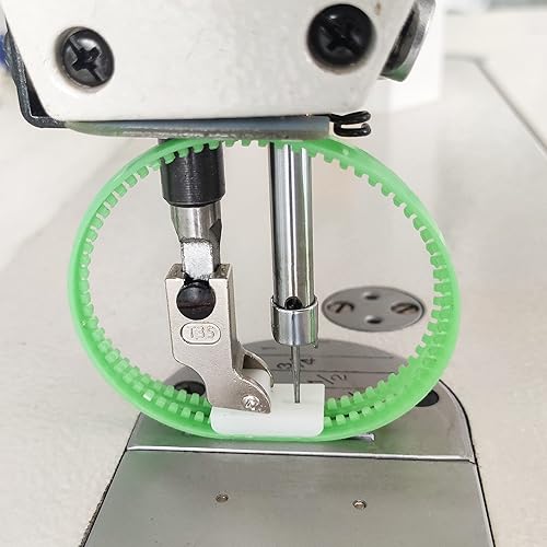 Miniatura 4 de Othmro 1 unids #T35 máquina de coser doble anillo prensatelas de plástico y acero para coser máquina de coser industrial prensatelas con bisagras