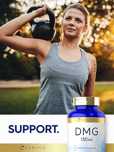Miniatura 6 de Carlyle Suplemento DMG | B15 | 150 mg 180 cápsulas | N-dimetilglicina | Sin OMG y sin gluten