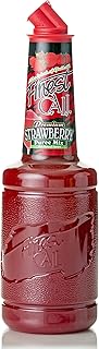 Finest Call Premium Strawberry Puree Drink Mix, 1 Liter Bottle (33.8 Fl Oz), Individually Boxed