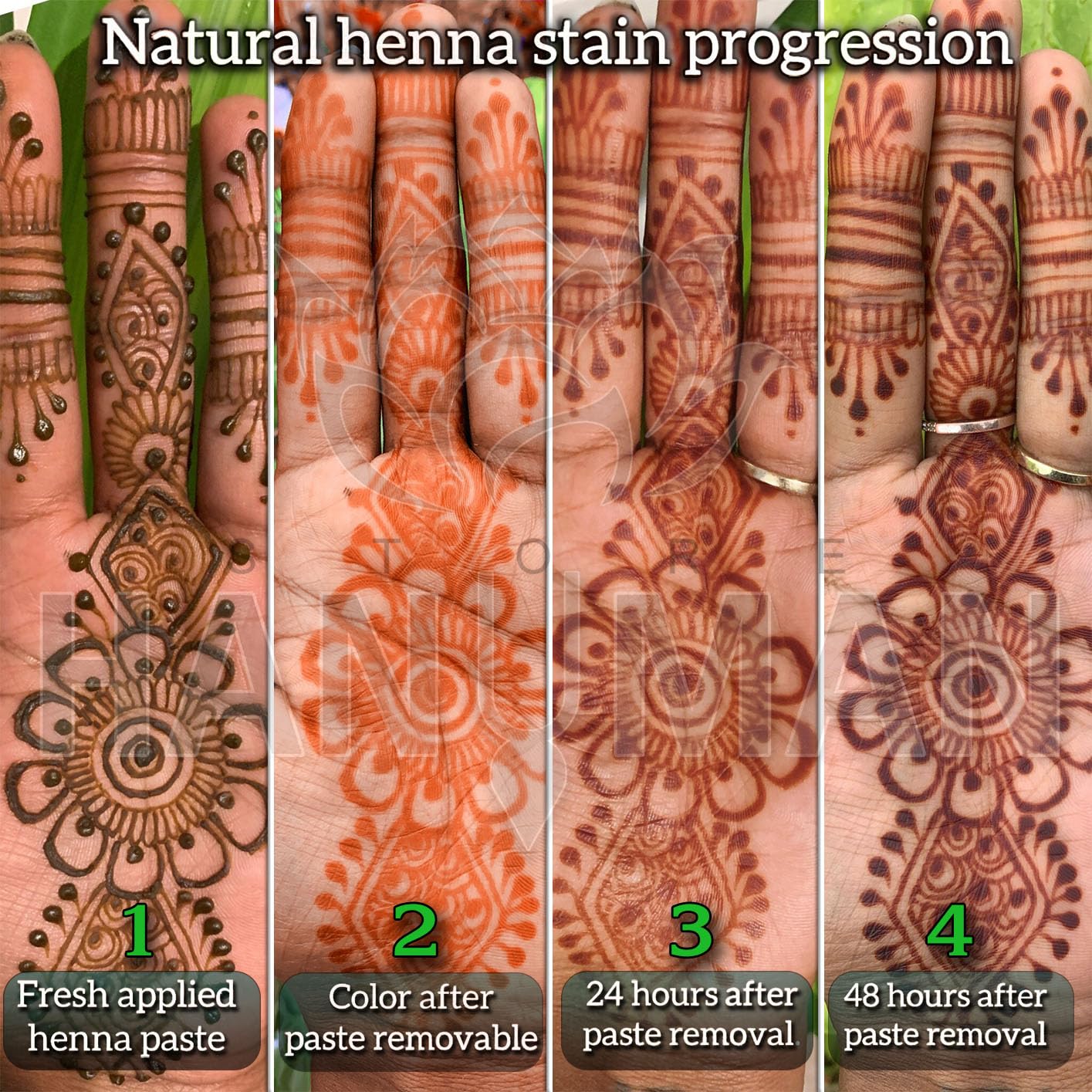 100% Natural Original Mehandi Cone Paste 3 pcs x 25g - 5