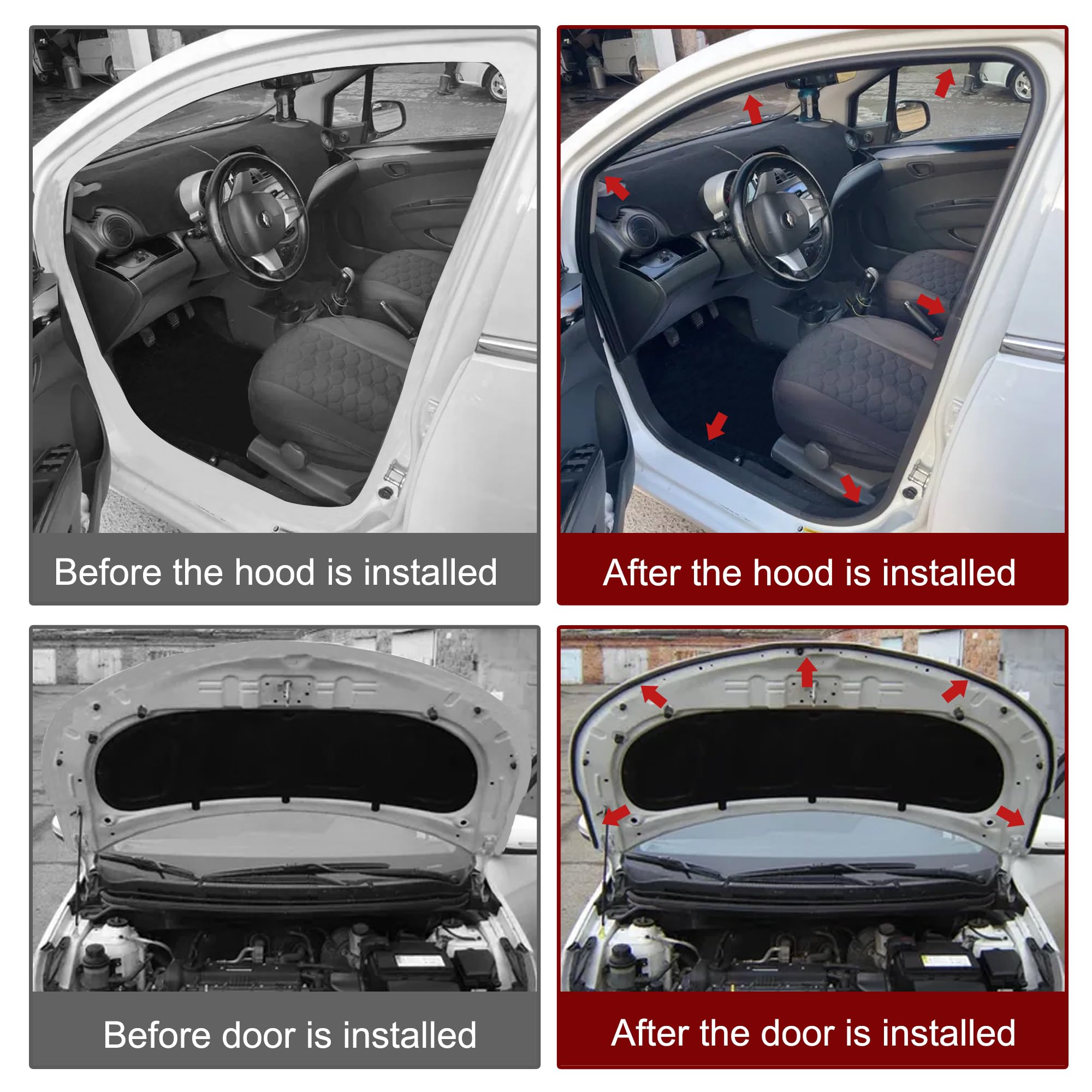 Bande De Protection De Bord De Porte Voiture En Caoutchouc Noir En Forme U – 3 Mètres Anti-Rayures Et Chocs