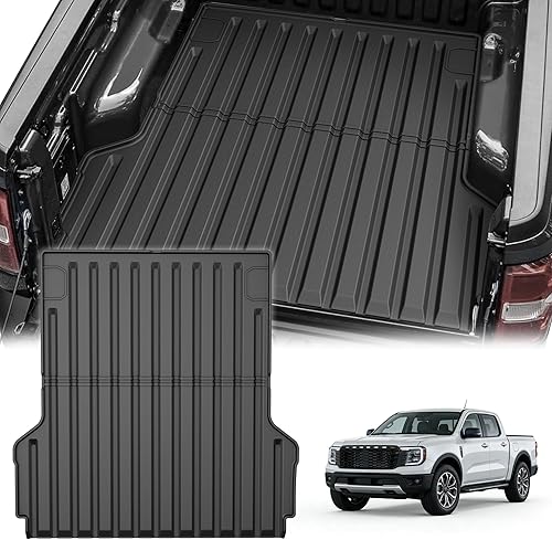 Miniatura 13 de AOMSAZTO Tapete de caja de camión de 5.8 pies para Chevy Silverado/GMC Sierra 1999-2006 de 5.8 pies – Ajuste personalizado para todo tipo de clima