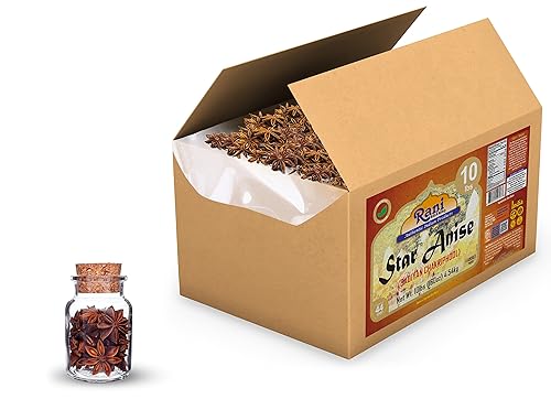 Miniatura 7 de Rani Anís Seeds (Hari Saunf) Tarro PET de 3 onzas (3.00 oz)  Todo natural  Apto para gluten  Sin OMG  Vegano  Origen indio