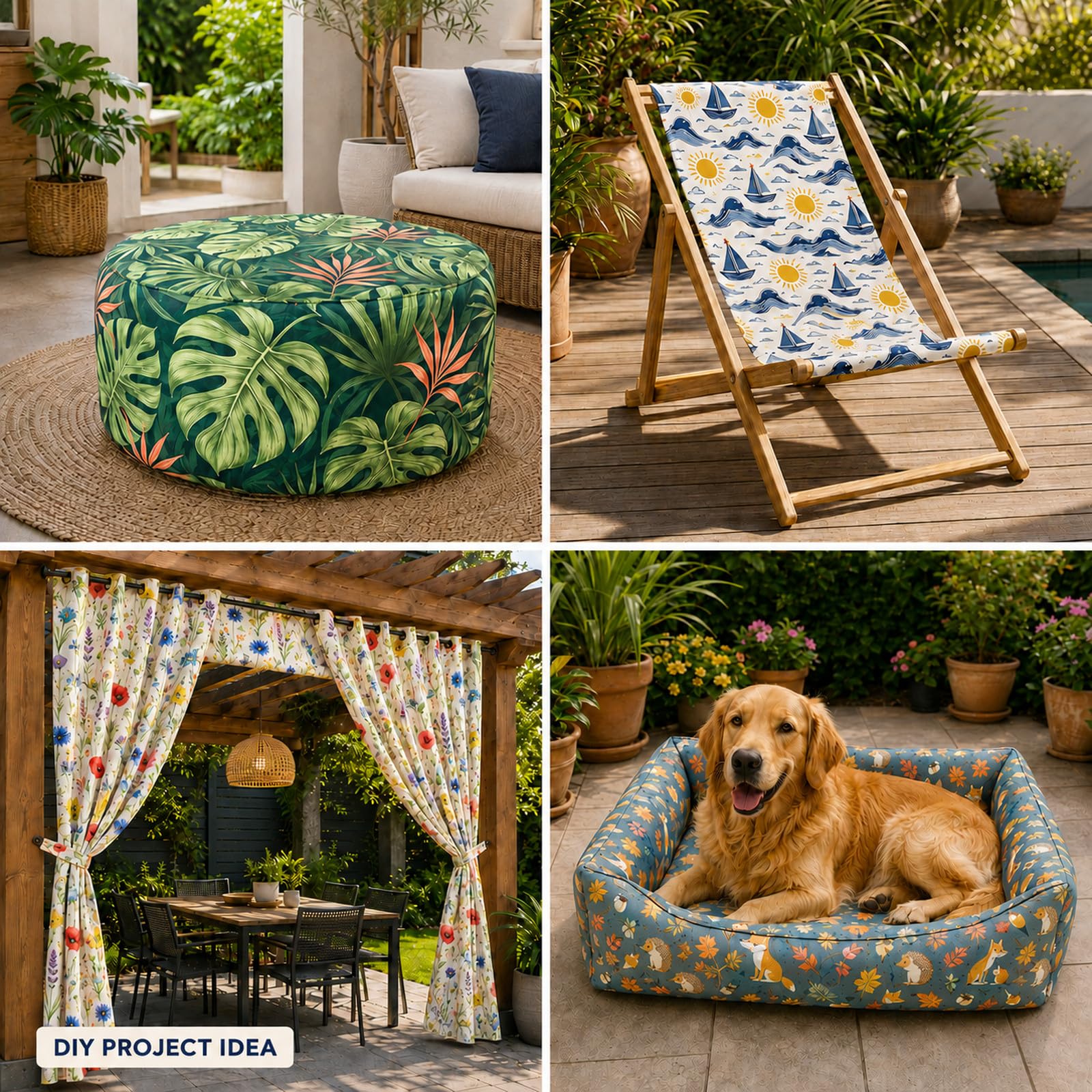 HEKO PANELS Tela Oxford impermeable primavera Sakura 5 metros 155 x 500 cm
