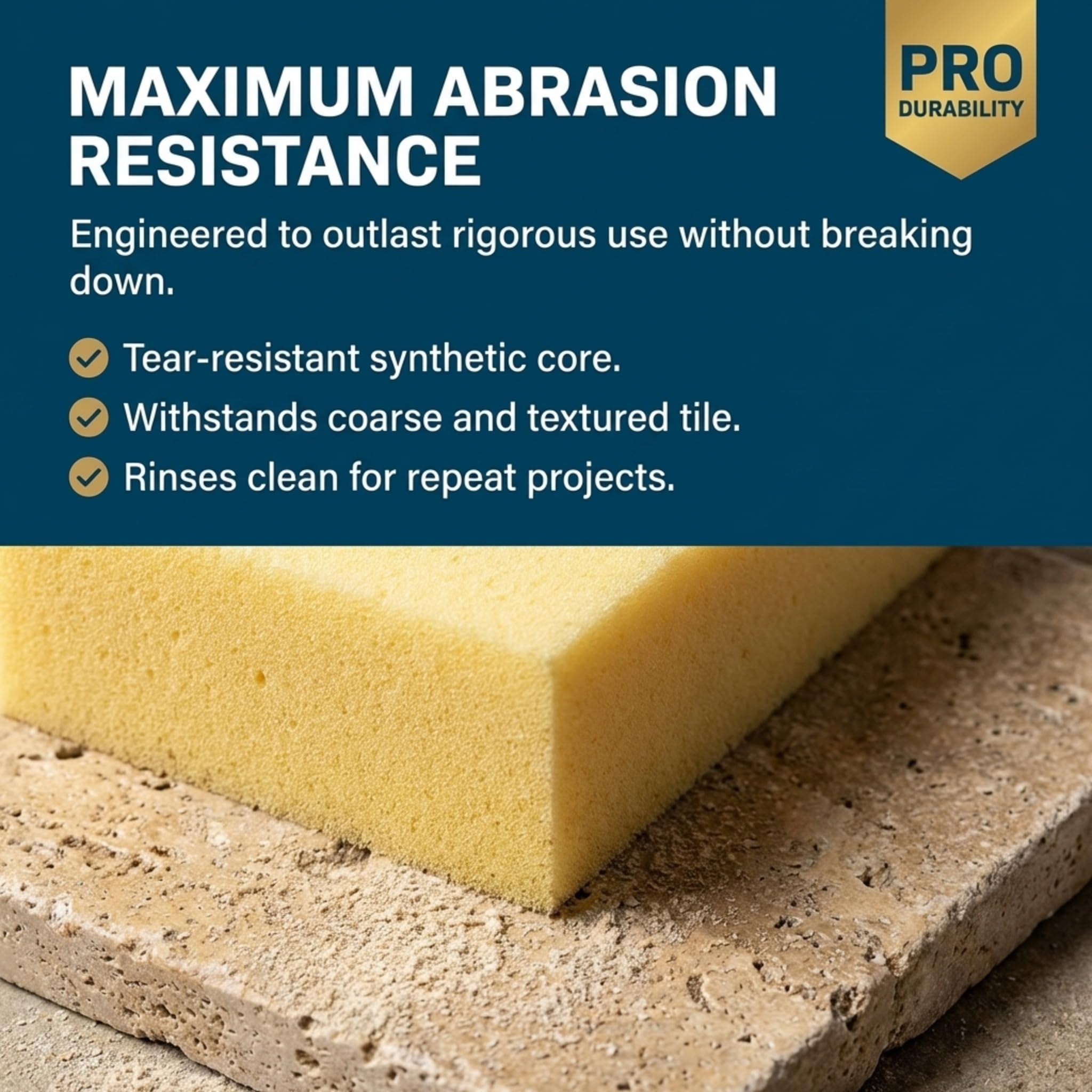 Ardex T-7 - Esponja de lechada, herramienta de grado profesional para un acabado de lechada limpio y suave, paquete de 4 unidades