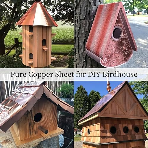 Miniatura 6 de BELLA BAYS 1 pieza de calibre 28 (0.013 in) de grosor, 12 x 12 pulgadas, hoja de cobre puro del 99.9% + placa de cobre unida a película, sin arañazos