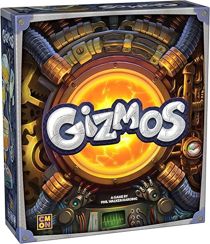 CMON Juego de mesa Gizmos (2ª edición) | Juego de mesa de estrategia con temática científica para adultos y adolescentes | A partir de 14 años | 2 a