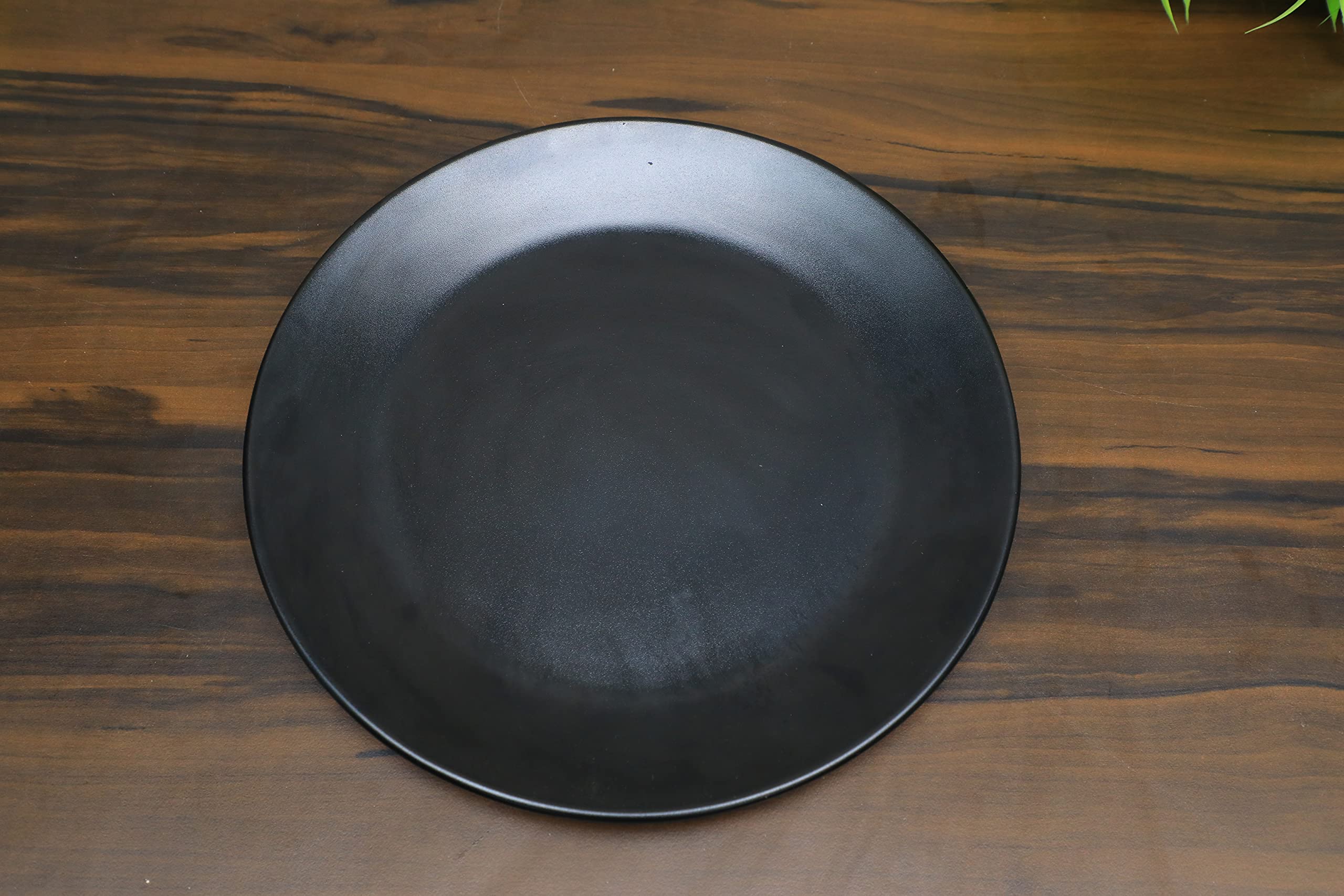 Greenland Black Melamine Dinner Set - 12 Piece -6 Greenland Black Melamine Dinner Set - 12 Piece -6