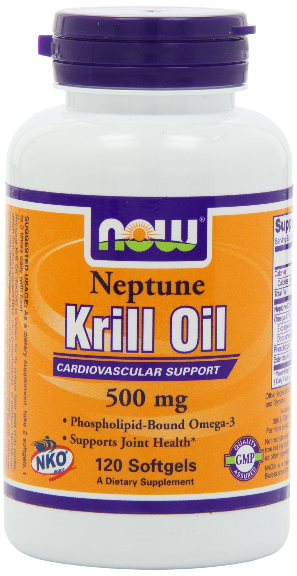 NOW Neptune Krill Oil 500mg, 120 Softgels