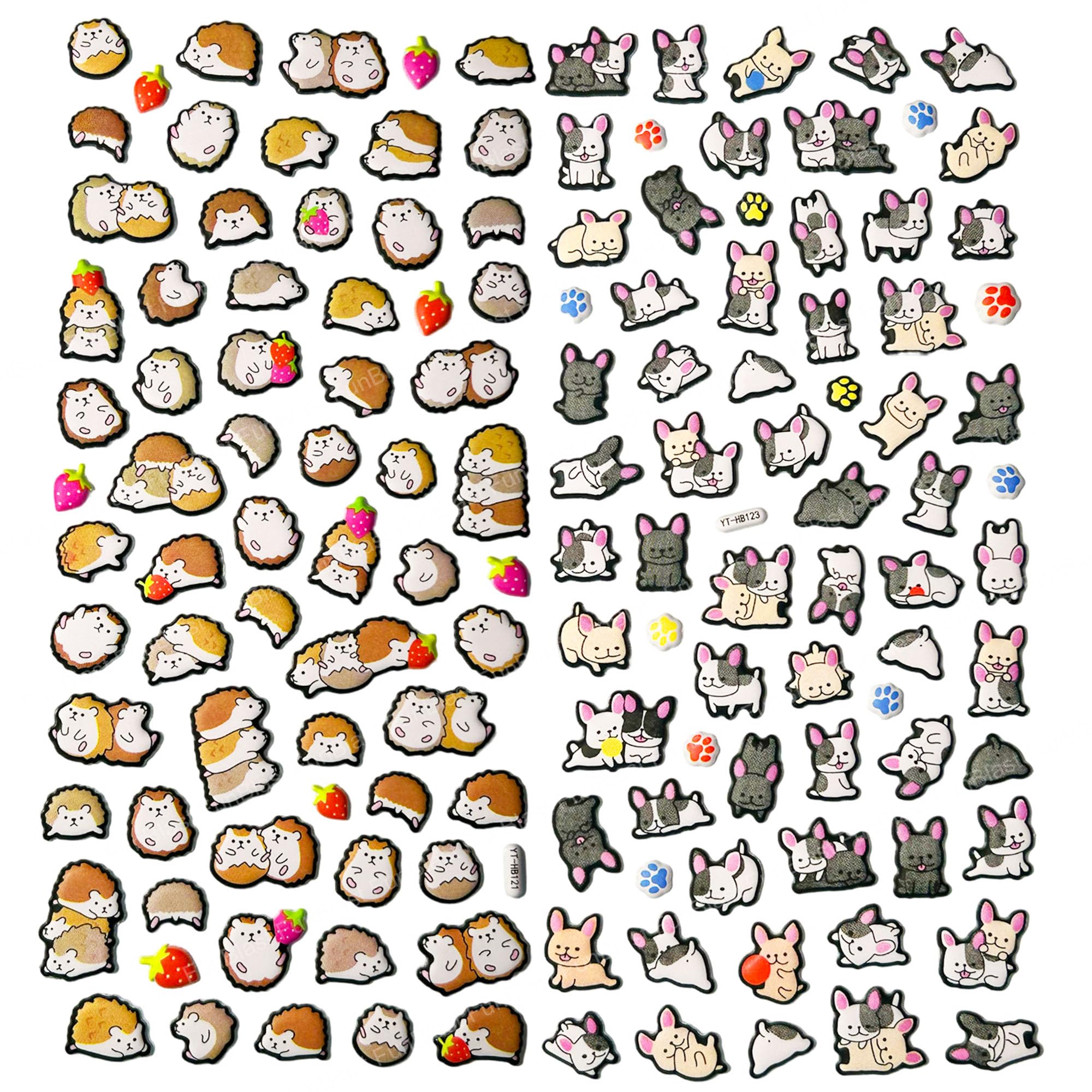 FunBlast Cute Animal Stickers Set – 2 Sheet, 130+ Kawaii Puffy Stickers for Kids, 3D Cute Stickers for Girls, Aesthetic Sticker, Foam Stickers for Kids, Self Adhesive Stickers (Multicolor) (B0D6KXQPWM) Amazon Price History, Amazon Price Tracker