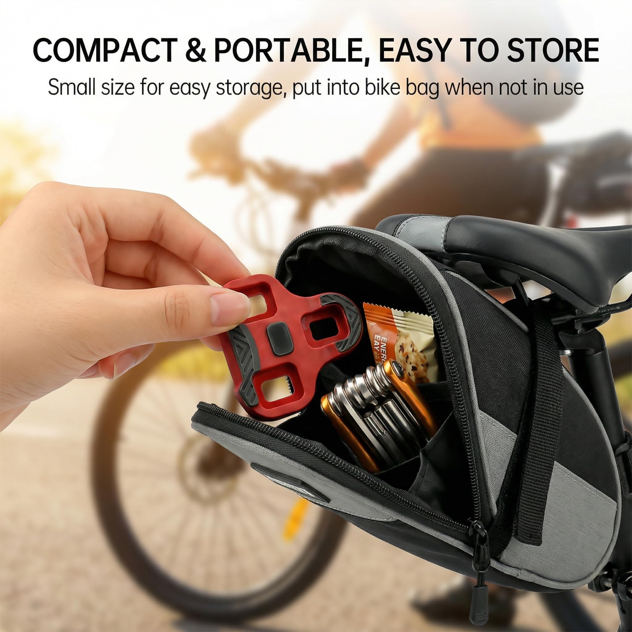 Knagi rowerowe kompatybilne z Look KEO Cleats do spiningu Peloton, klipsy do jazdy na rowerze halowym i górskim, MTB, zestaw klipsów rowerowych