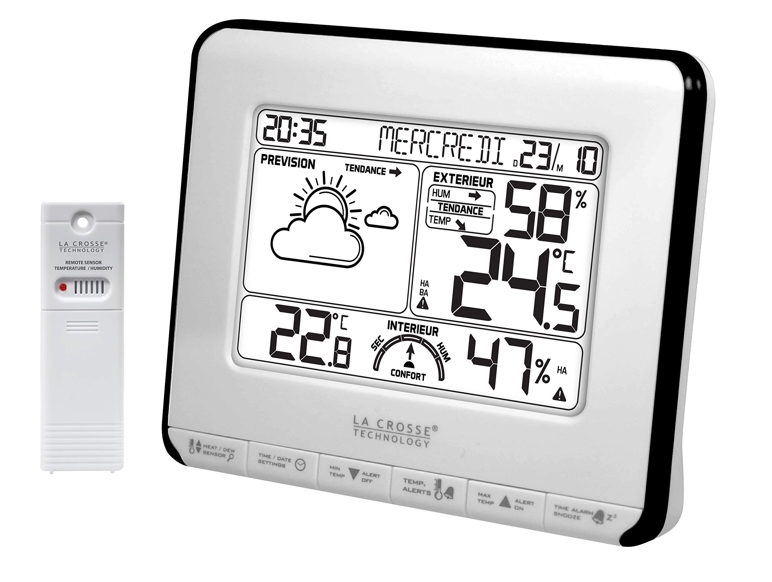 LA CROSSE TECHNOLOGY-Stazione meteorologica con indicatore di Comfort