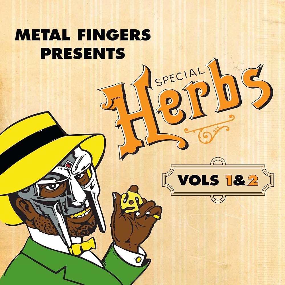 MF DOOM SPECIAL HERBS VOL.1 & 2 レコード Metal Fingers Presents: Special Herbs Vol. 1 & 2 - Orange