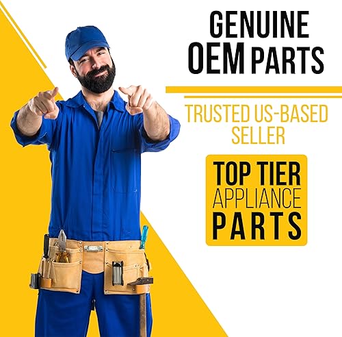 Miniatura 6 de Top Lock WP18776 - Arandela de clip de resorte compatible con Whirlpool Kenmore Kitchenaid pieza de repuesto LEQ9508PW1 LEQ9508PW1 110.60022010