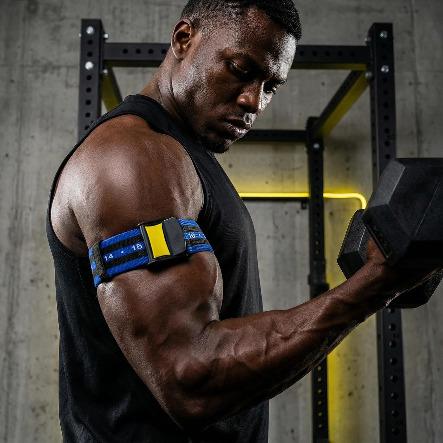 XIHOME 4Pack PRO Occlusion Training Bands for Arms & Legs - Blood Flow Restriction Bands, Gain Muscle Strong, Elastic Strap & Quick-Release image 5