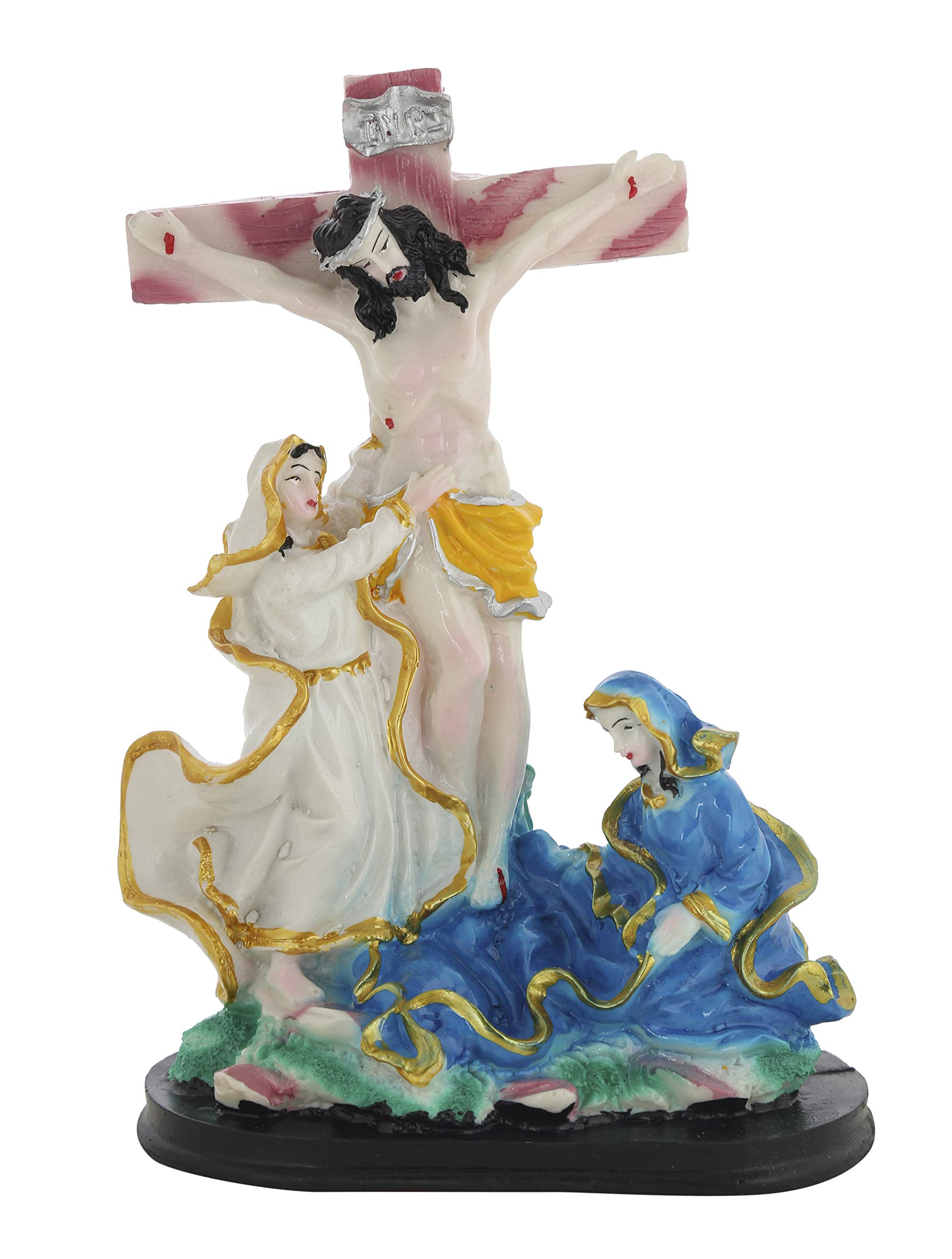 GIFTCITY® Cross Jesus Christ Idol Statue for Home Decor and Showpiece