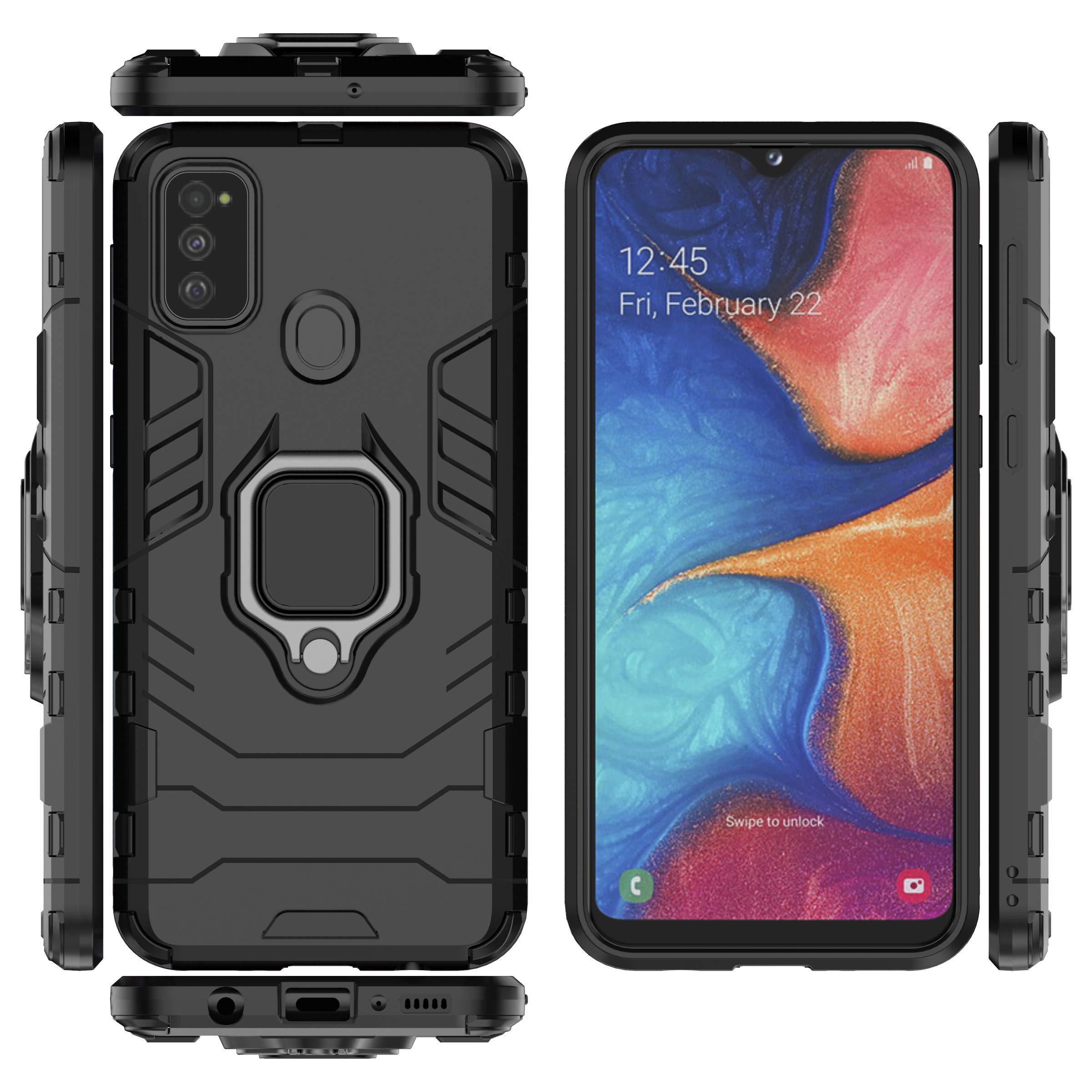 Btshare For Samsung Galaxy M30s Case With Tempered Glass Screen