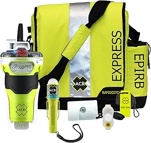 ACR GlobalFix V6 EPIRB Survival Kit with Ditchbag and Signaling Gear – Essential Safety for Emergency situations, offering Reliable Distress signaling (Model 2344.1).
