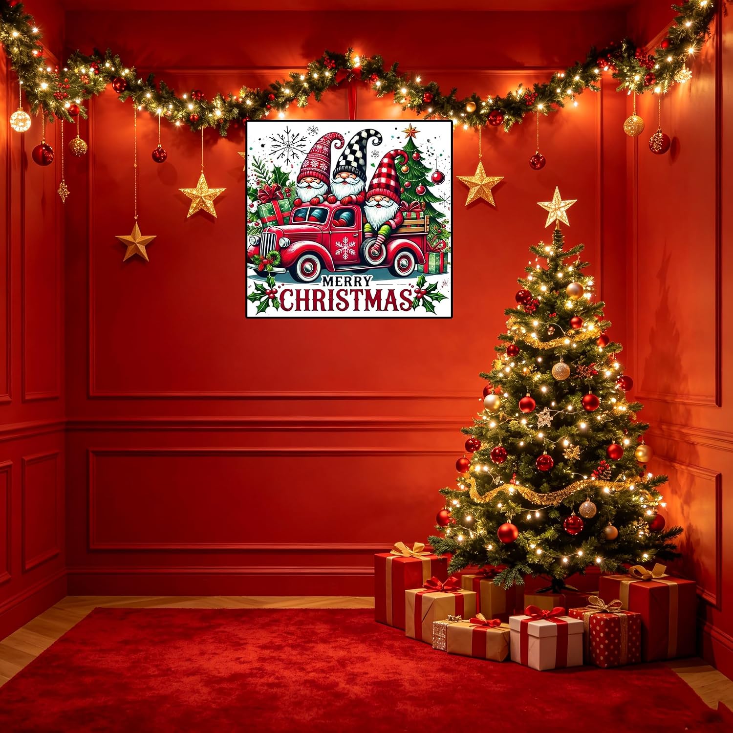 Paintcolor Christmas Gnome Diamond Art Painting Kits for Adults image 3