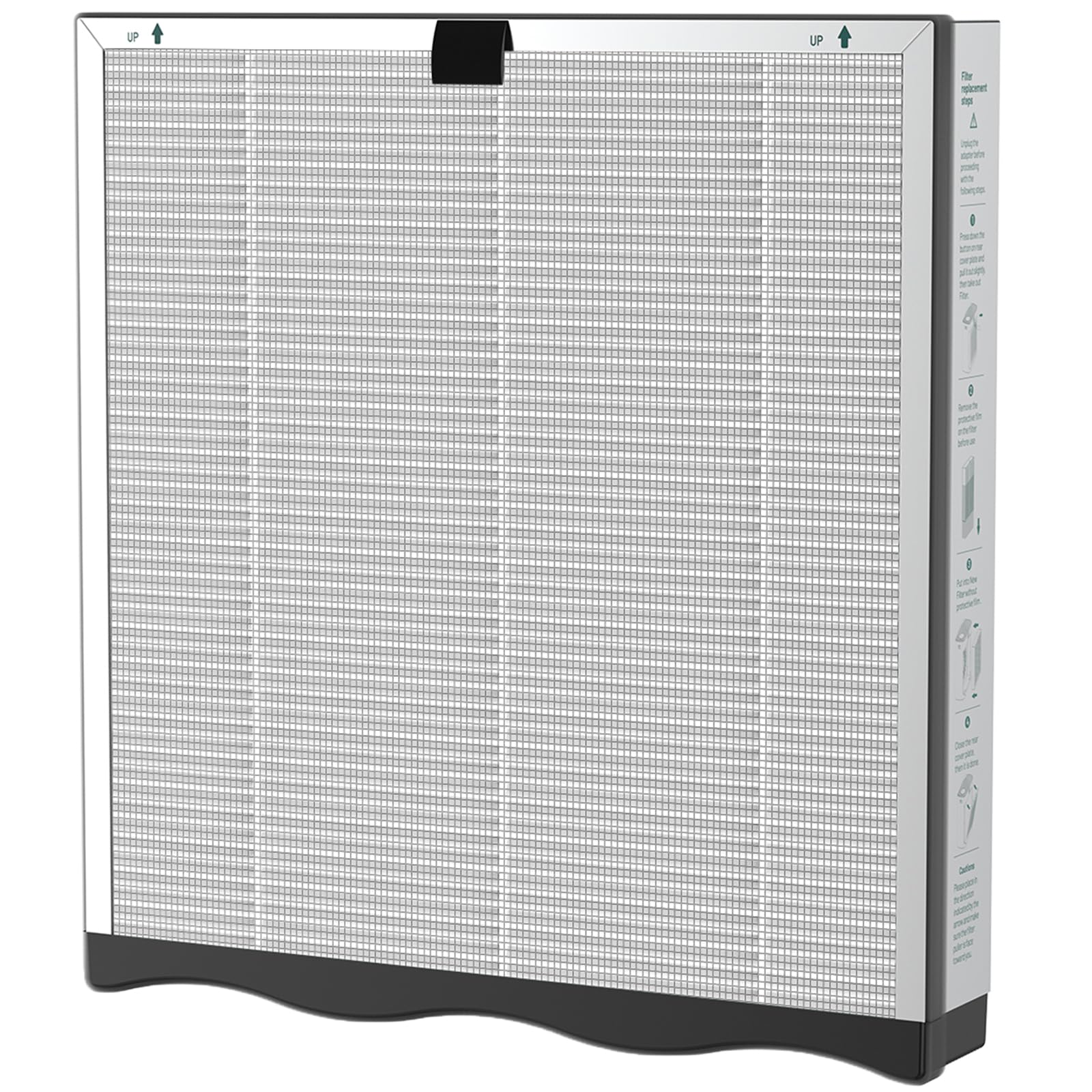 Jafanda True HEPA 13 Replacement Filter for JF239 & JF268, 3-in-1 High Efficiency, Activated Carbon Removes Dust, Allergens & Odors, 1 Pack, White