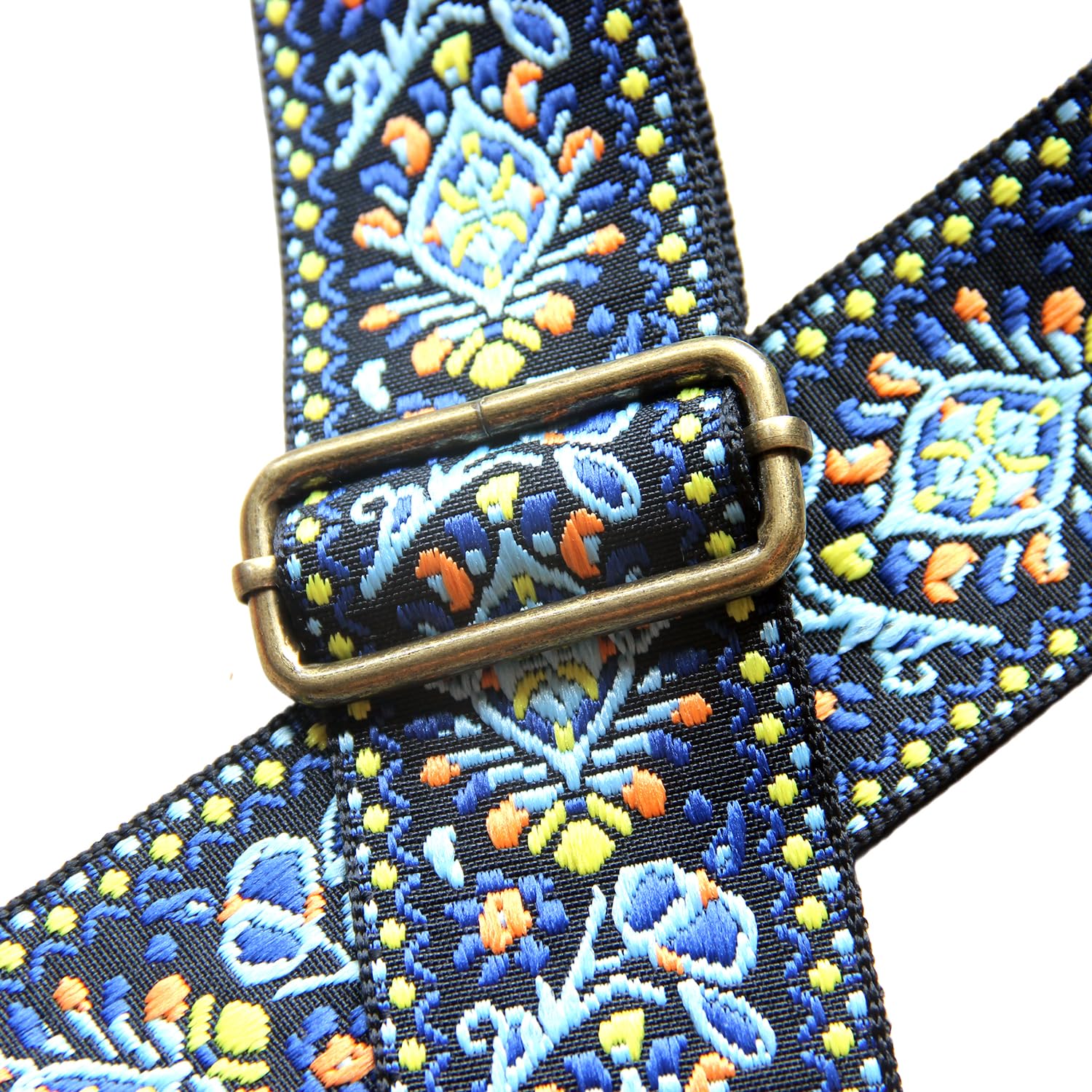 Xundefeng 2" Wide Women's Boho Replacement Handbag Straps for Crossbody Purse Bags Lady Girls Canvas Bag Strap W - Image 3