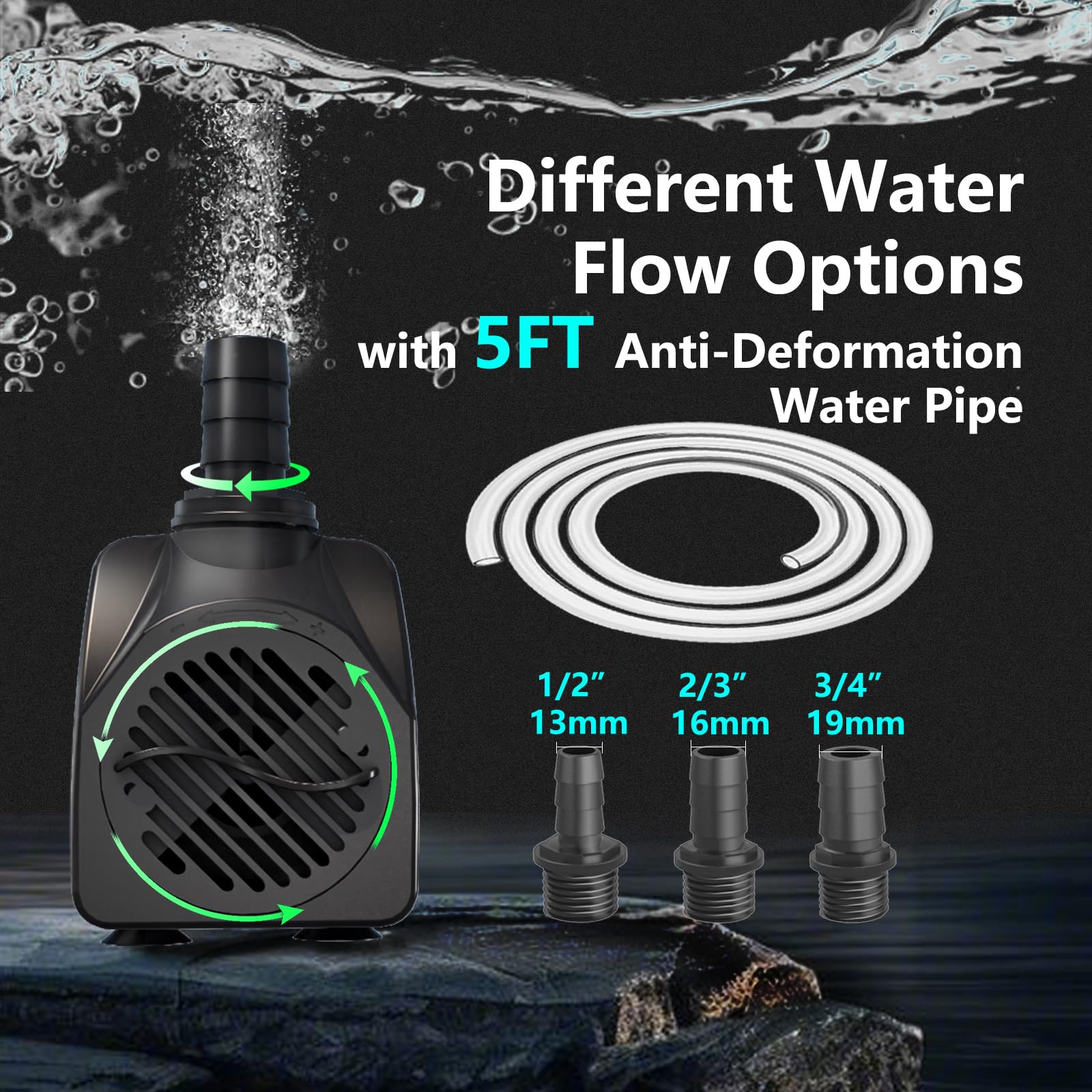 GW値引き！ZEAL Push Water Super AMAZONAS Amazon.com: Zoronk 400GPH Auto-Shut-OFF Submersible Pond Pump