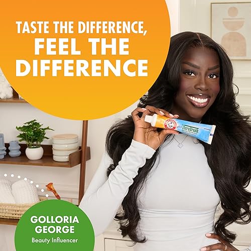 Miniatura 2 de ARM & HAMMER Pasta de dientes TheraBreath Plus TheraBreath - Ambientadores estimulantes con sabor a menta helada, pasta dental blanqueadora con