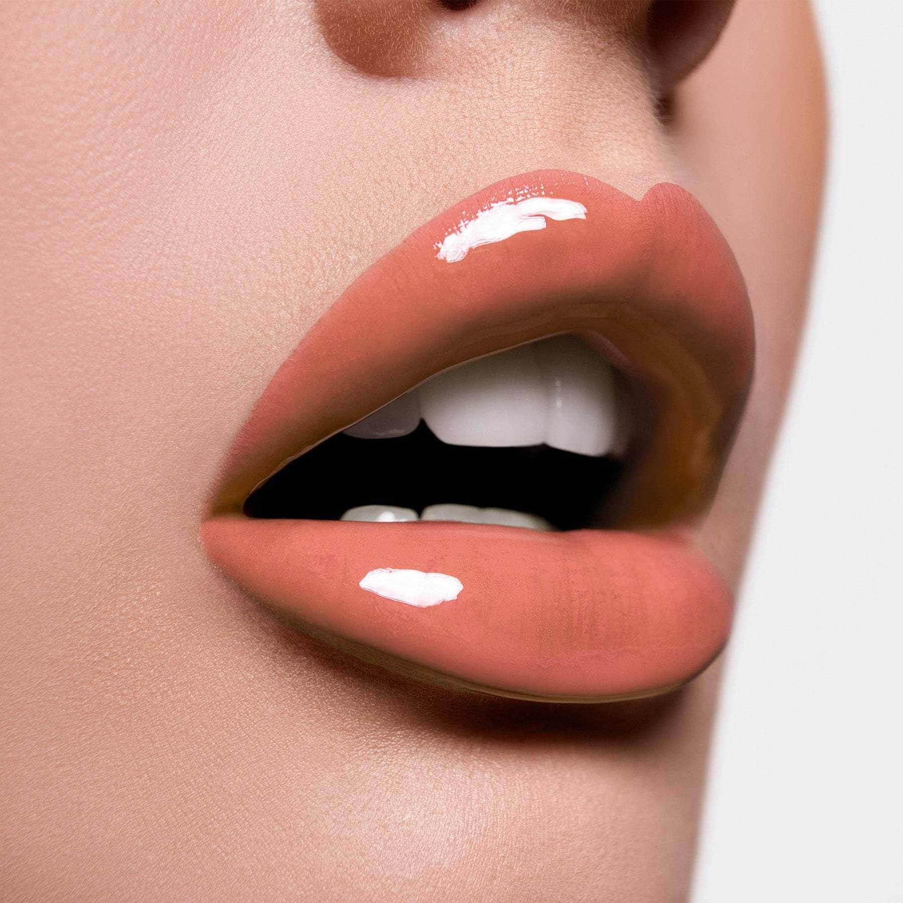 Mirenesse Velvet Lip Gloss Plumper, 3 in 1 Instantly Plumps with Vitamin C + Vitamin E and Vinyl Shine, Vegan and Toxin Free, 73 Romance .15 oz Full Size