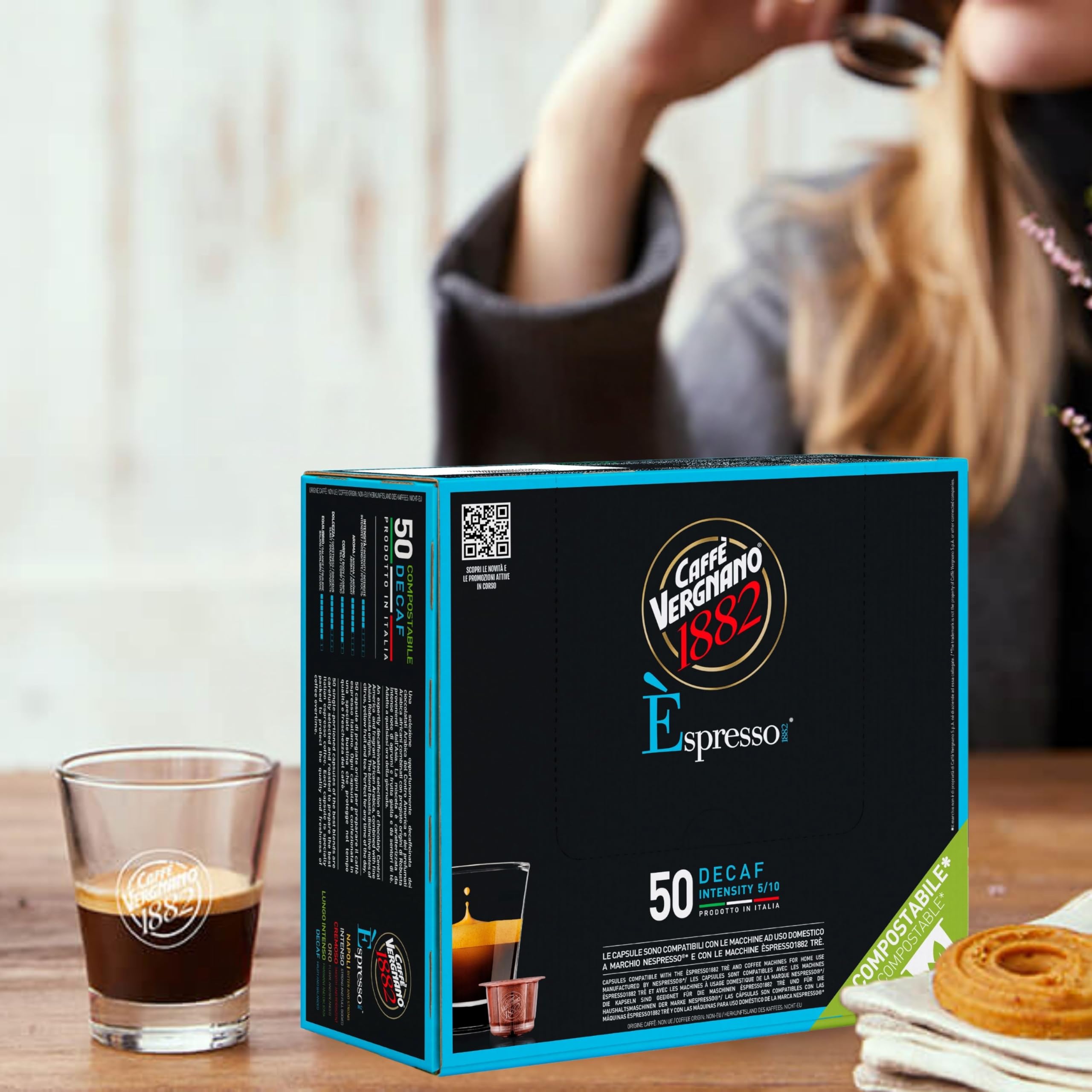 Amazon.com: Caffe Vergnano 1882 Decaf Medium Roast Espresso