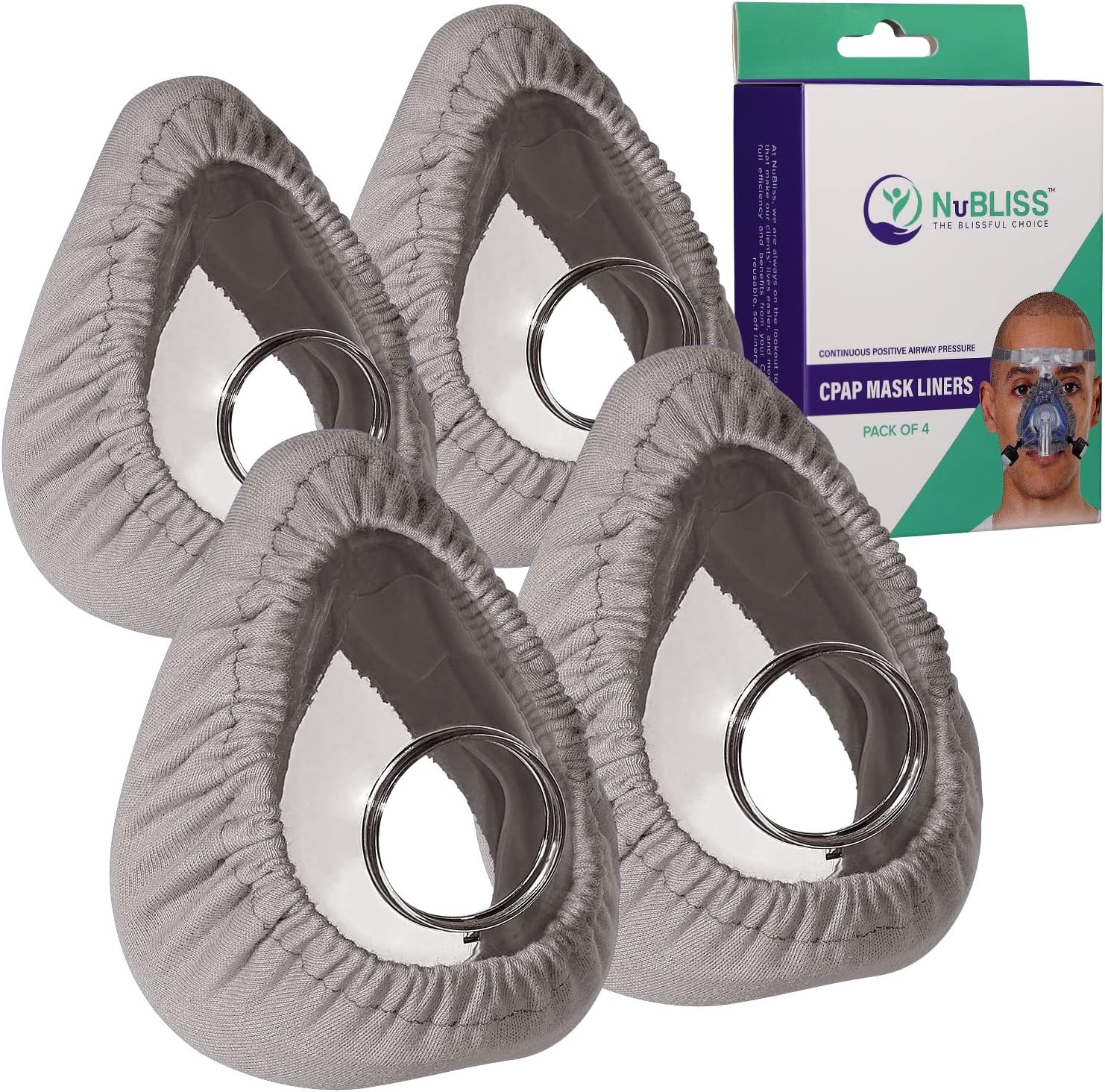 CPAP Mask Liners FSA & HSA Eligible 4Pack Soft Cushion