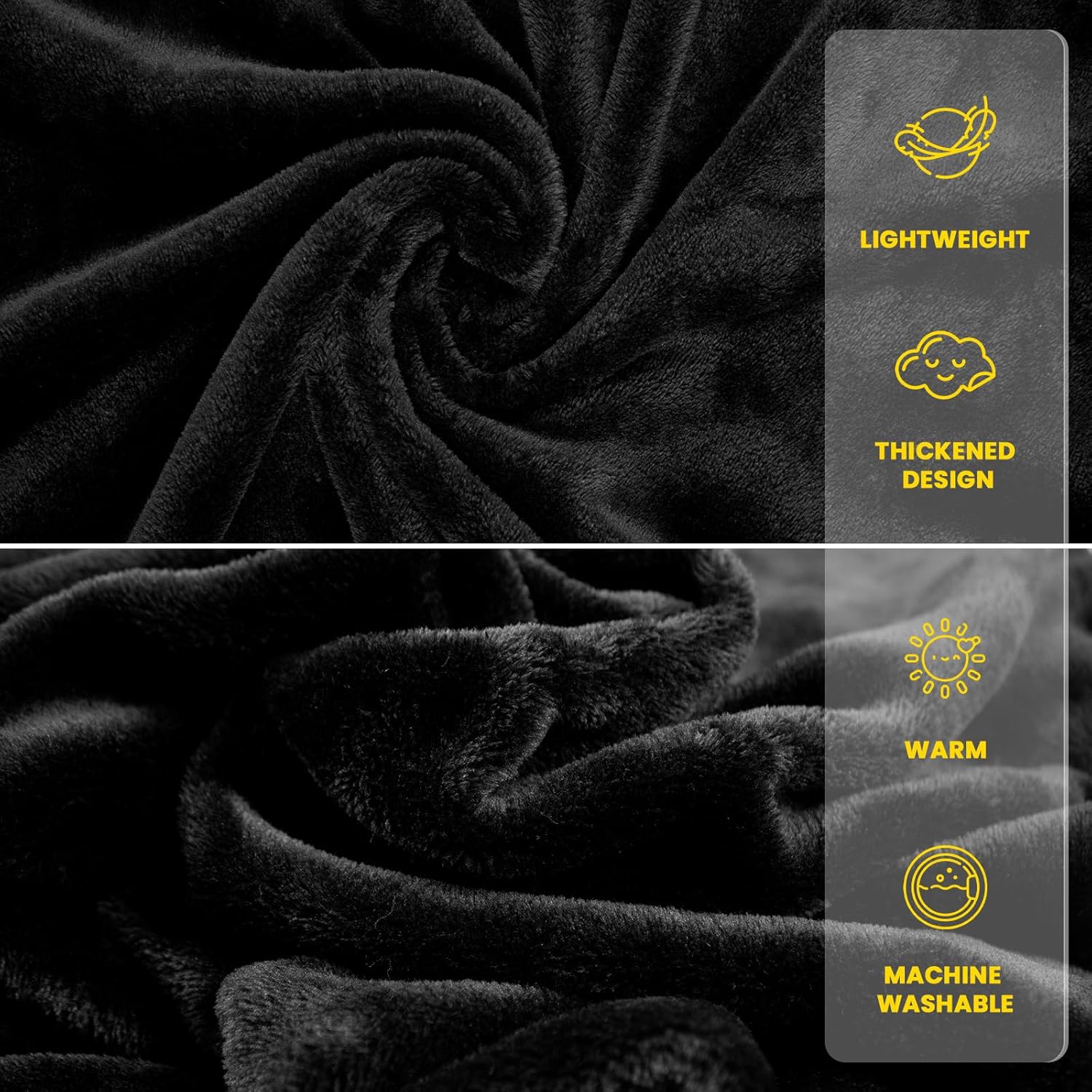 Wearable Hooded Blanket for Women, Soft Snuggle Wrap Cape Throw, Fleece & Sherpa Hoodie - Image 4