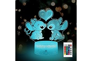 Stitch Night Light with Remote Control
