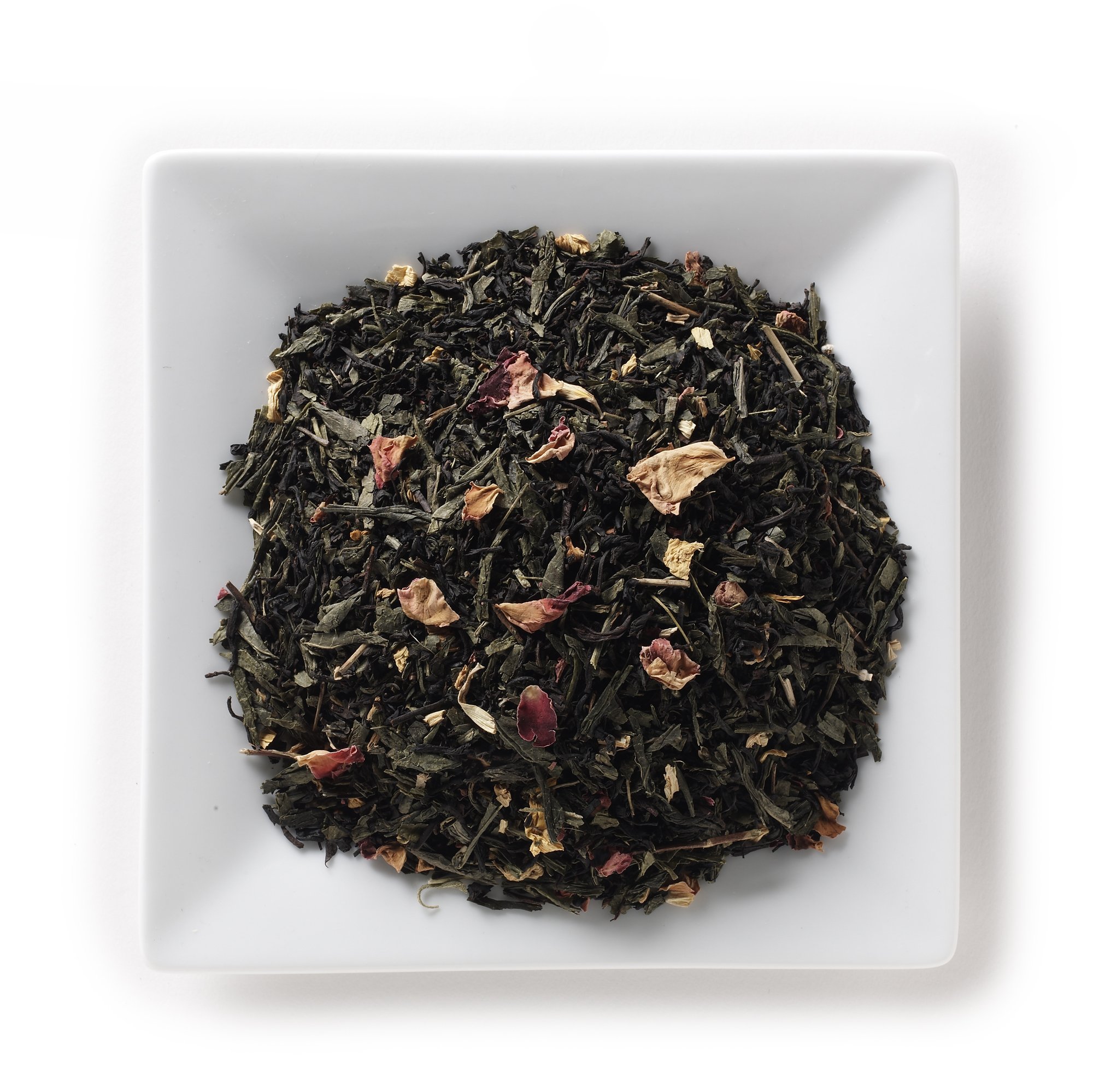 Mahamosa Emperor's 7 Treasures Peach Tea 2 oz - Flavored Black Tea and Green Tea Blend Loose Leaf (Looseleaf)