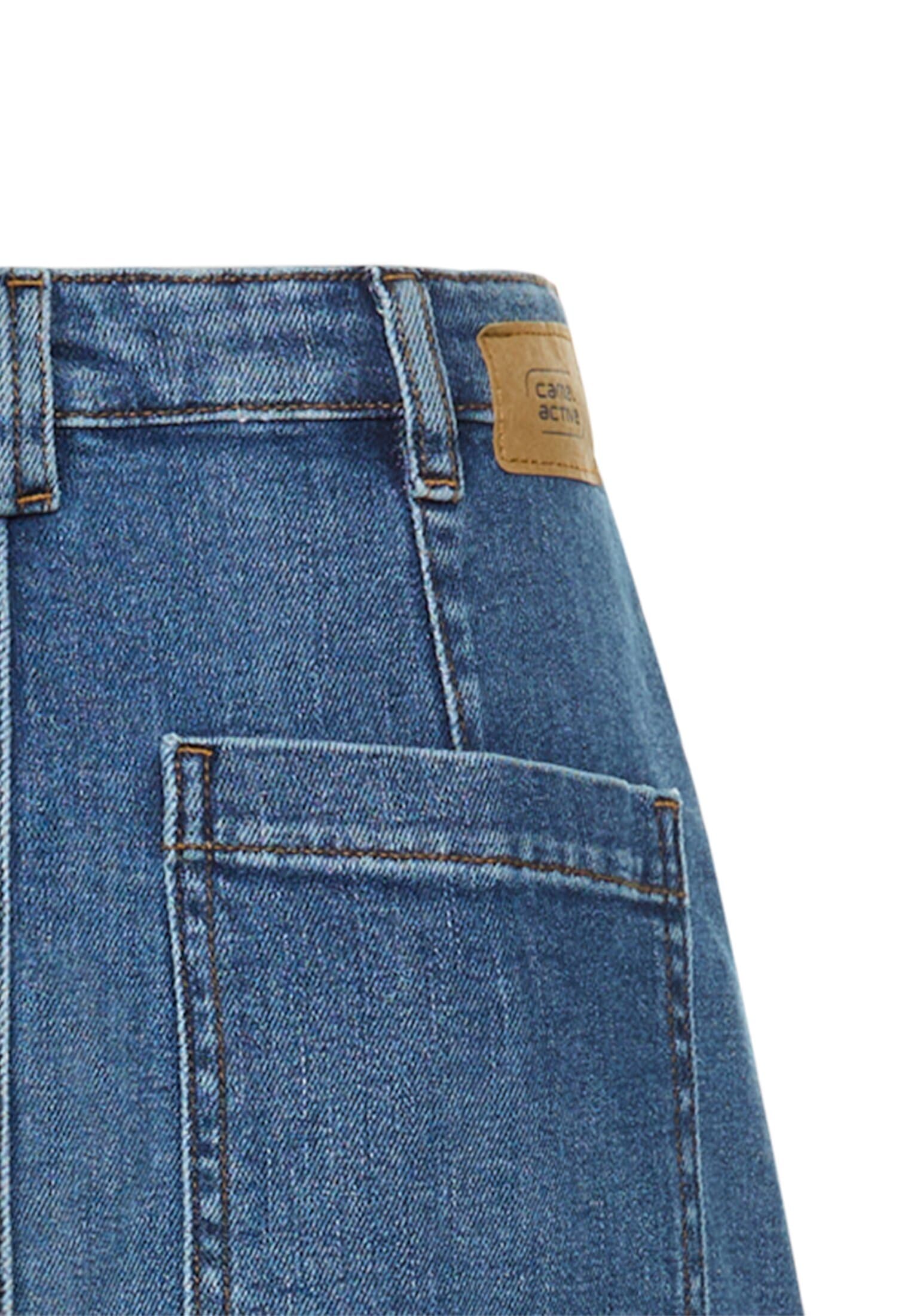 camel active Damen A-Linienrock aus einem Baumwollmix