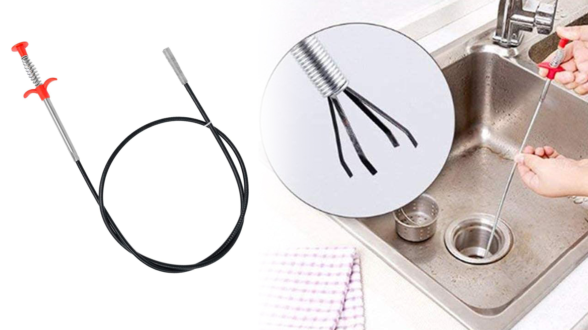 Amazon.com: SDTC Tech 2-Pack Spring Pipeline Dredge Hook Cleaner