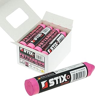 Stix Automotive Equipment - 12 tizas para neumáticos, color rosa