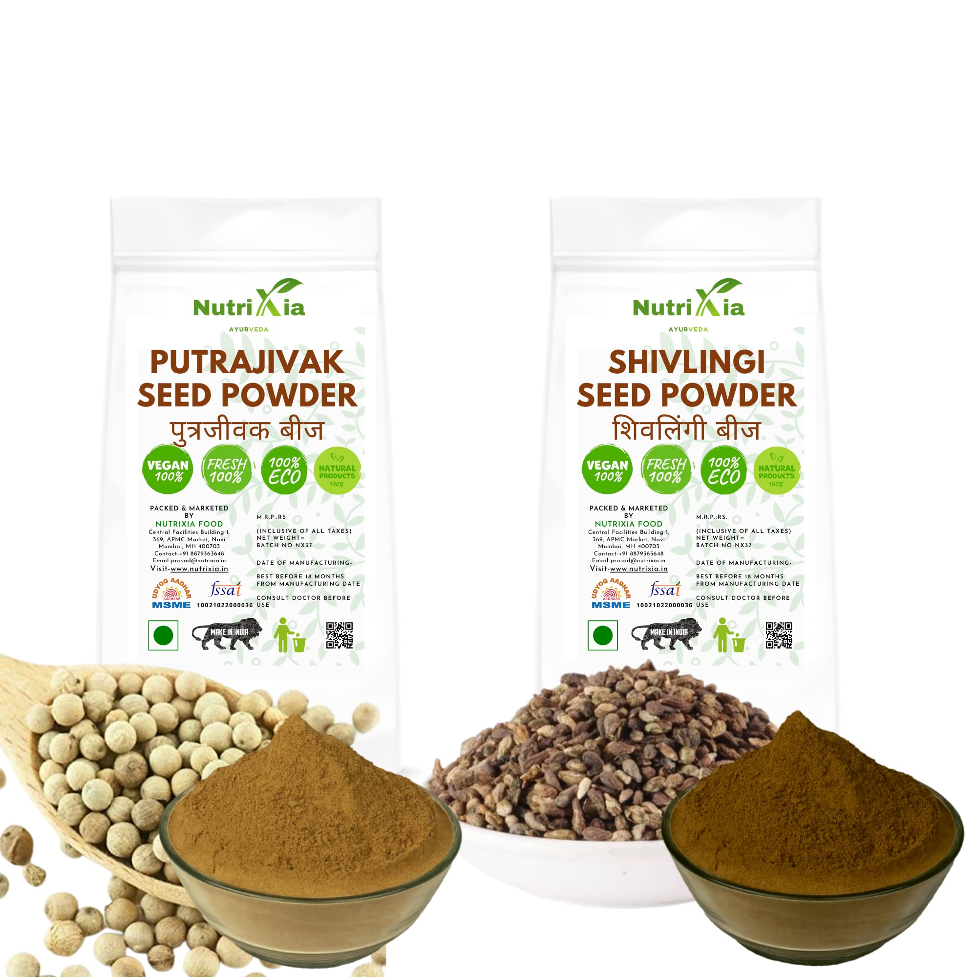 Putrajivak Beej Seed Powder & Shivlingi Beej Seeds Powder 100 Gms + 100 Gms (B09TFJMSMJ) Amazon Price History, Amazon Price Tracker